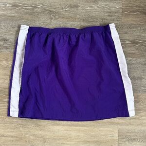Vintage Catalina Women's Large Windbreaker Nylon Mini Skirt Purple Y2K NWT